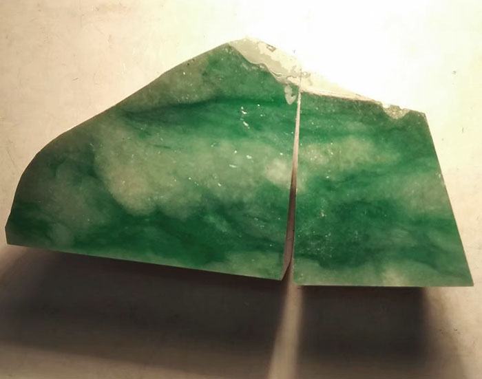 翡翠切割样品效果