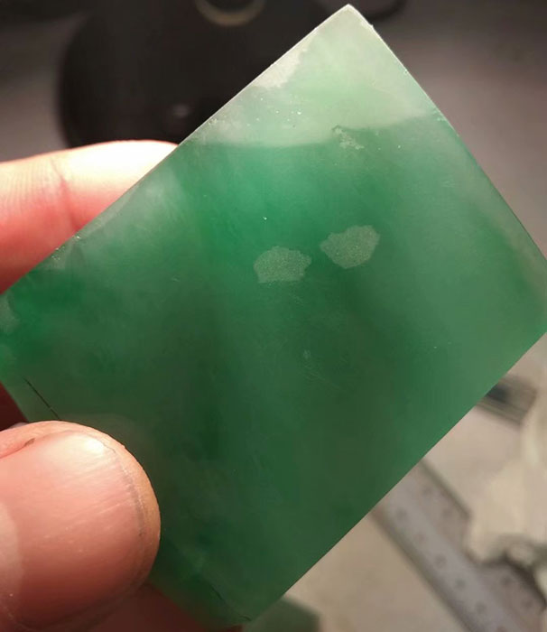 翡翠切割效果