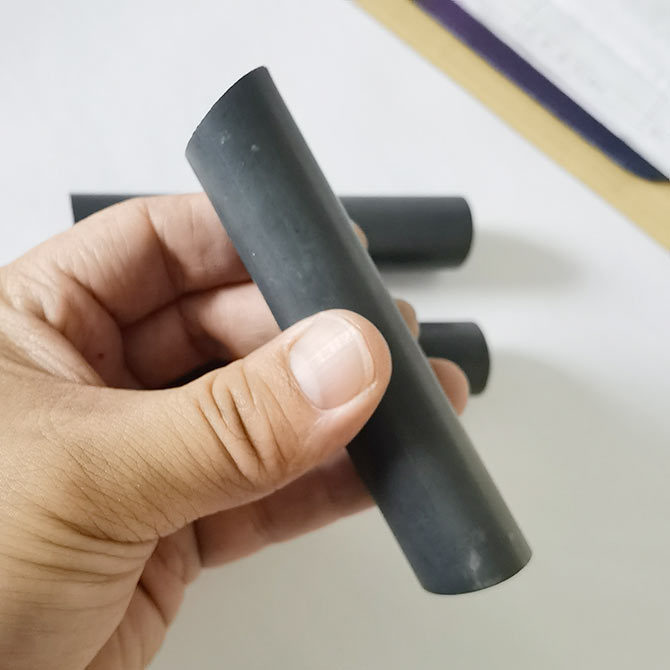 加工实例：氮化硼切割效果光洁度堪比磨床[环形线切形机切样]