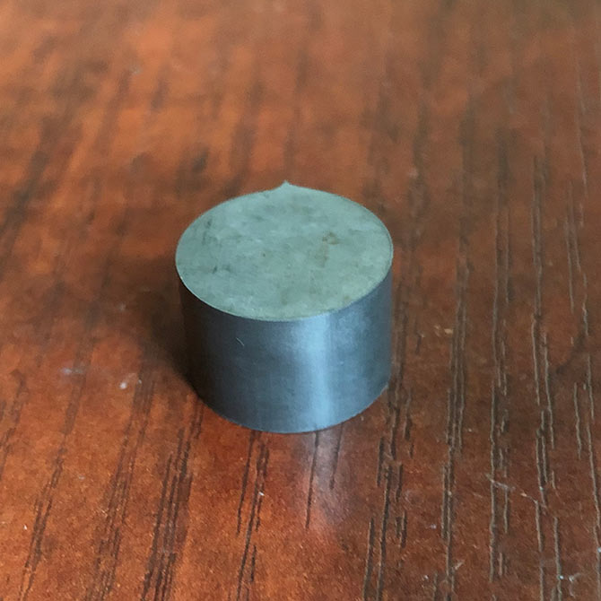 加工实例：碳化硅切割圆柱记录