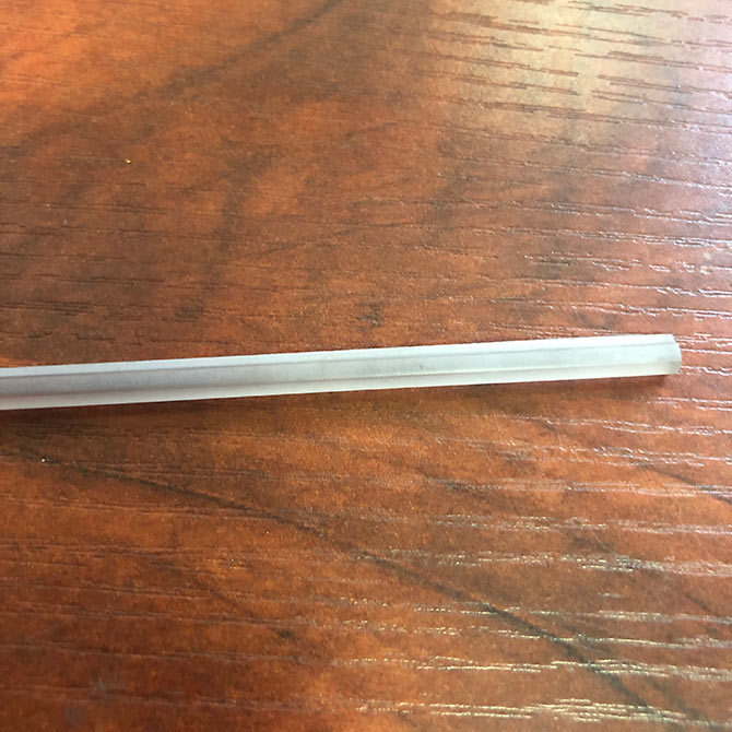 加工实例：厚度 121mm蓝宝石切割六边形