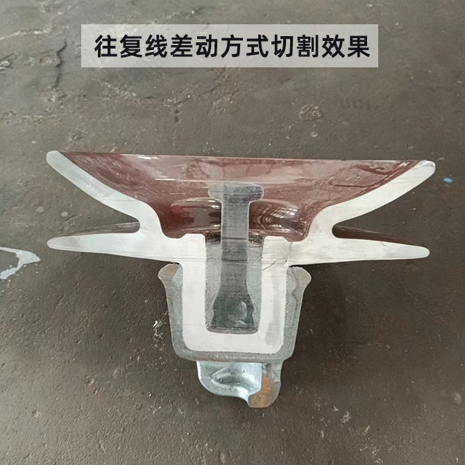 切割420千伏高压电缆瓷瓶效果