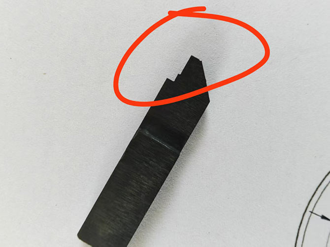 碳化硅切割一个直角台阶