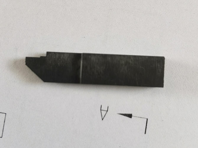 碳化硅切割一个直角台阶